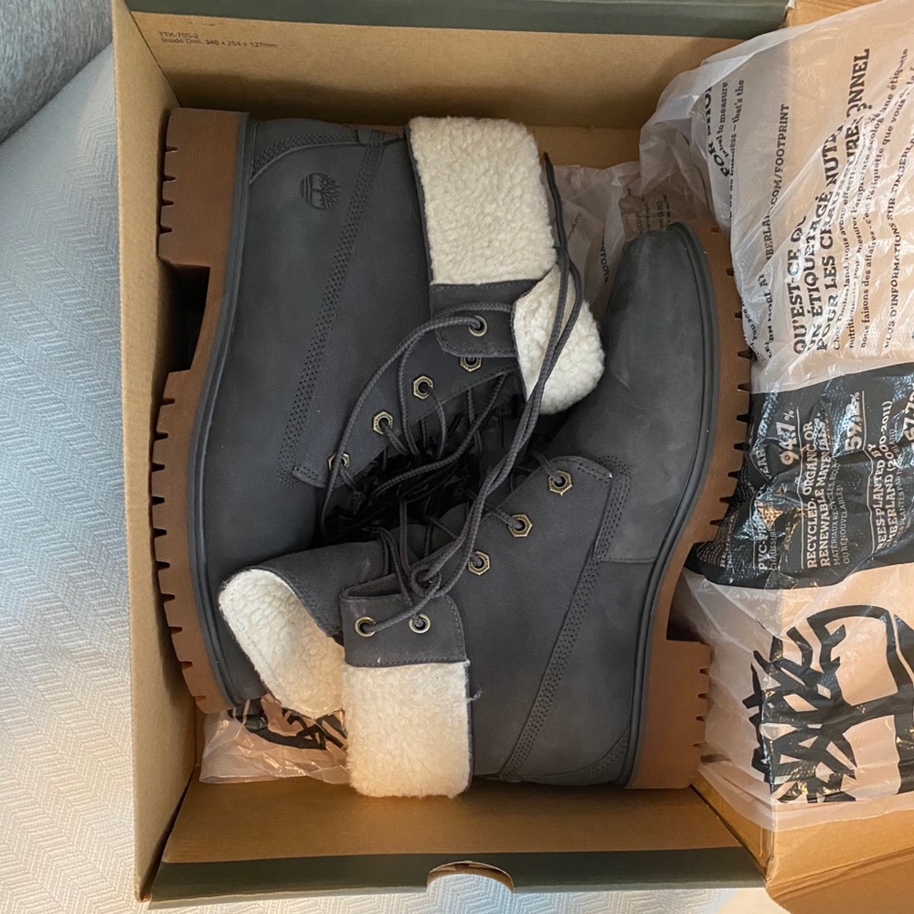 Timberland Fleece Fold Down Boot